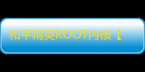 和平精英ROOT内核【C++】和平插件-外挂